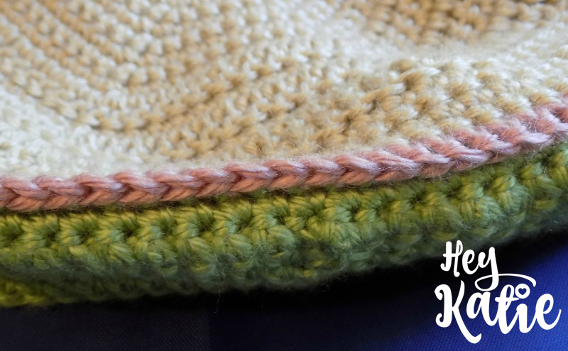 Tri-Color Half Circle Purse Crochet Pattern
