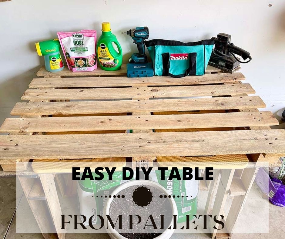 Easy DIY Table From Pallets